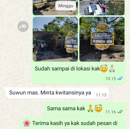 Pengiriman Papan Bunga Duka Pogungkalangan Bayan