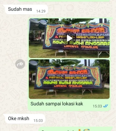 Pengiriman Papan Bunga Pogungkalangan Bayan